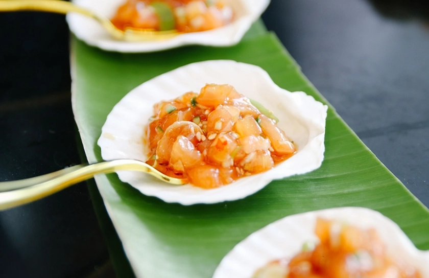 Two13 Food Design catering food appetizers for an event