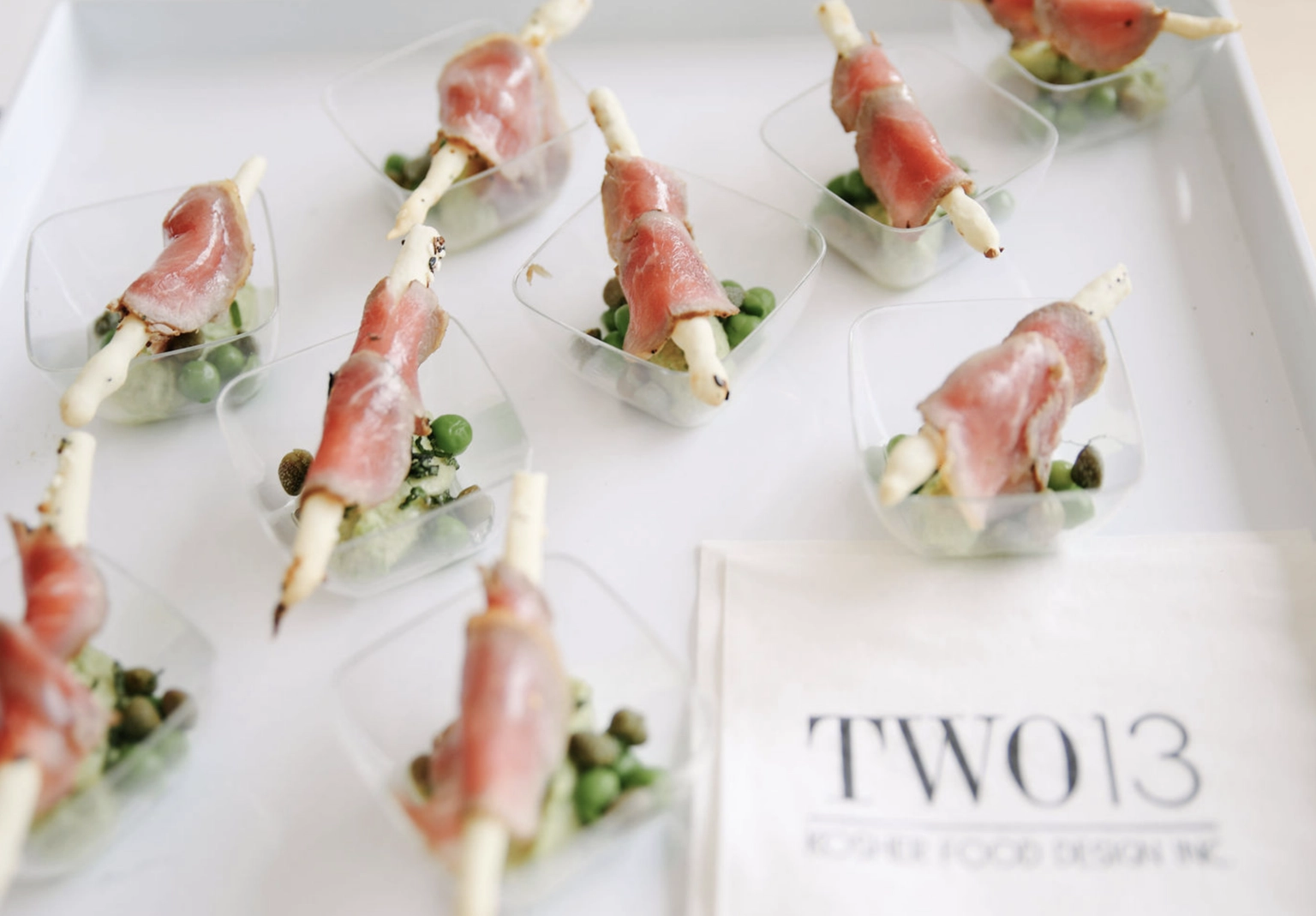 Two13 Food Design catering appetizers for event